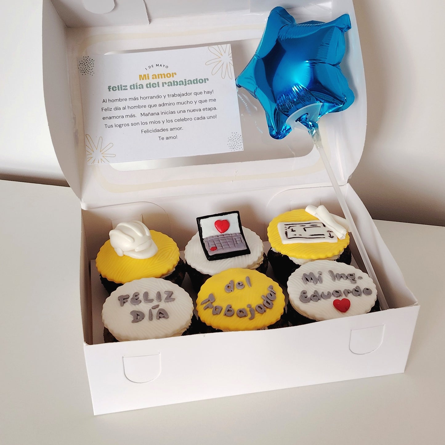 Cupcakes Día del trabajador - Ingeniería