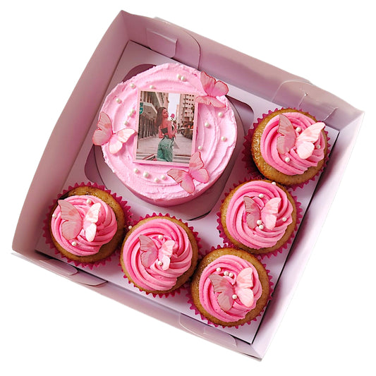 Bento Box Mariposas rosadas