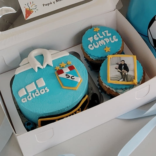 Bento Box Sporting Cristal c/foto comestible
