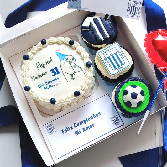 Bento Box Alianza Lima con foto comestible